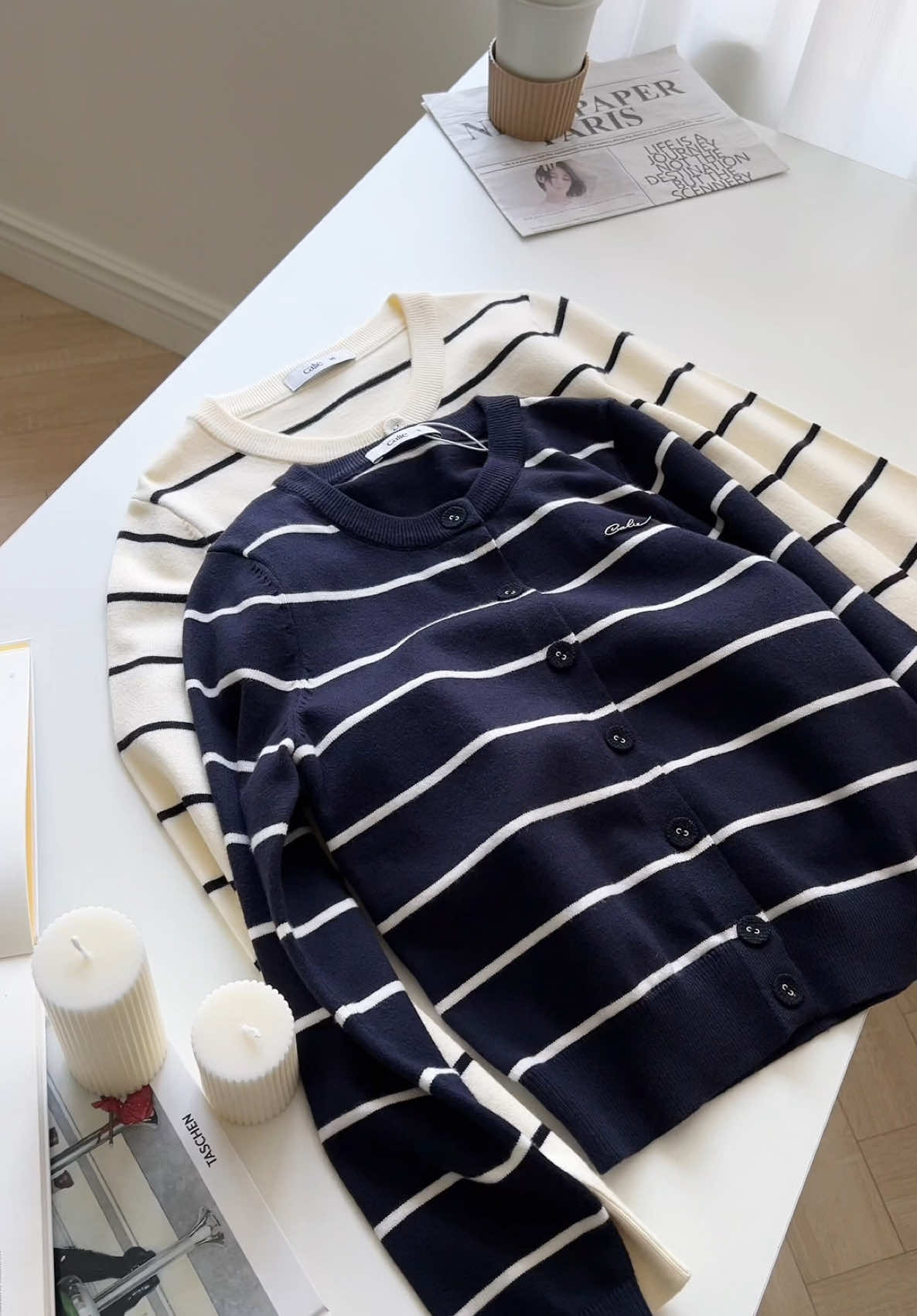 Cận cảnh chiếc áo cadigan nhất định phải có trong tủ đồ mùa thu này #Calie #SimplyPretty #unboxing 