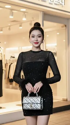 Đầm body Thiết kế đính đá bling bling phối lưới mịn sang chảnh dành cho Nàng đi Tiệc#dambody #damdutiecsangtrong #damdutiec #vaybodycuctondang #vaydutiecsangchanh 
