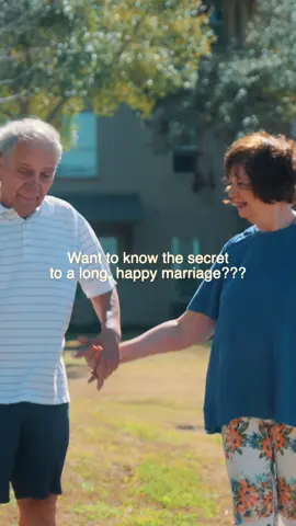 Want to know the secret to a long and happy marriage? 💍 Our residents at MRC have the answer and it’s simpler than you might think! . . . . . #SeniorLiving #TexasSeniorLiving