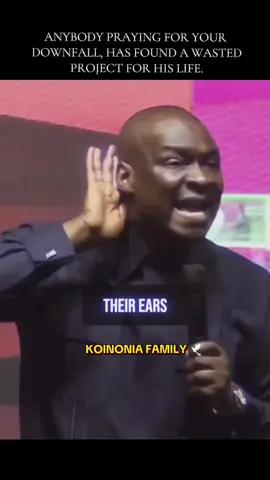 ANYBODY PRAYING FOR YOUR DOWNFALL, HAS FOUND A WASTED PROJECT FOR HIS LIFE.  #apostlejoshuaselma #koinoniafamily🕊️ #christiantiktok #fyyyyyyyyyyyyyyyyyypシ #creatorsearchinsights 