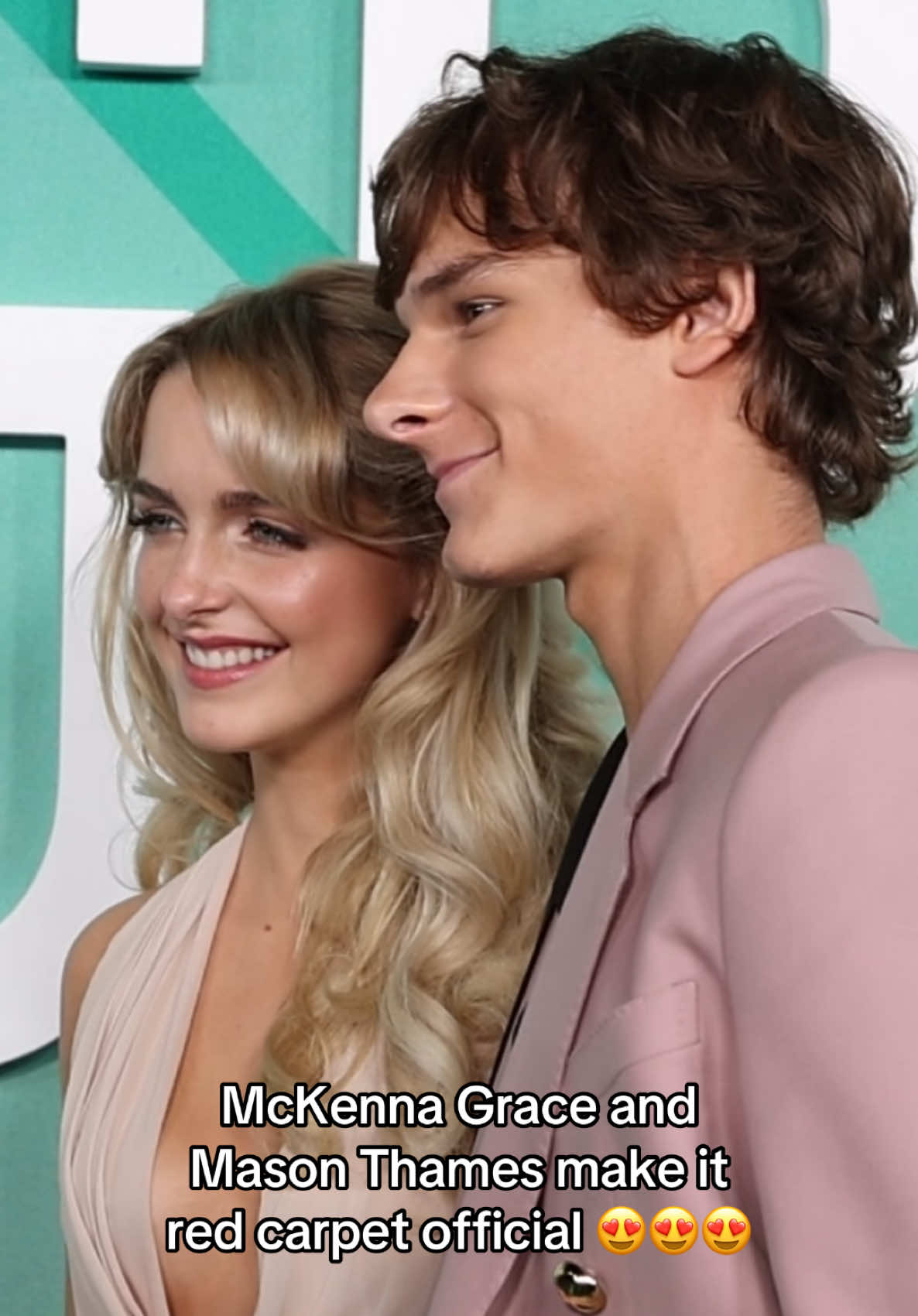 No thoughts just #McKennaGrace and #MasonThames at the Los Angeles premiere of their new film, #RegrettingYou. We love date night!!  @Regretting You #regrettingyoumovie #colleenhoover @Mason Thames @mckenna grace :) 