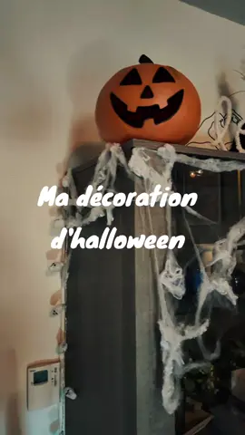 Ma décoration d'halloween 🎃 #halloween #décoration #pumpkinseason #automn 