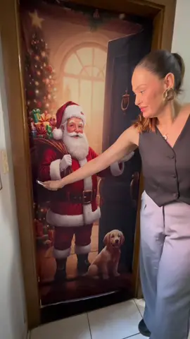 Capa PORTA DE NATAL, aproveita e já compra a sua!!!! #review #natal #enfeitedenatal #decoracaodenatal🎄 #decoracaodenatal 