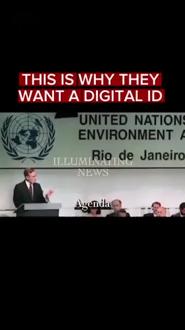 The United Nations Agenda 21 - Sustainable Development. “It’s the inventory & control plan for all land, all water, all minerals, all plants, all animals, all construction, all means of production, all food, all energy, all information” Digital ID is the Key Infrastructure required for the Globalist Technocratic Communists to control you & every single thing on Earth. #unitednations #digital #id #fyp #viralvideos 