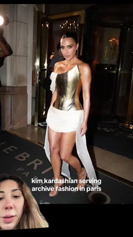 She looks amazing #kimkardashian #kimk #archivefashion #galliano #dior @Dior @McQueen @All’s Fair on Hulu 