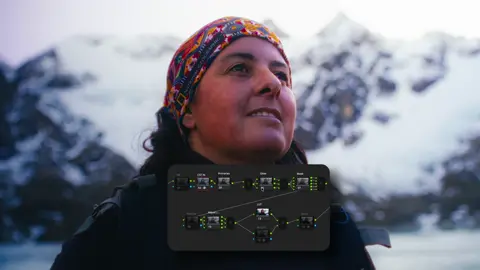 cinematic powergrade in Davinci Resolve #davinciresolve #davinciresolvestudio #lut #videographer #cinematographer    