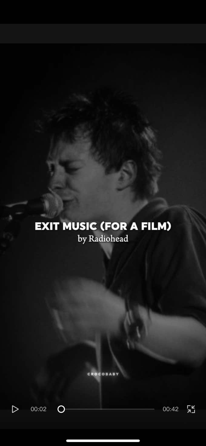 This song feels like freedom, but in the saddest way possible.