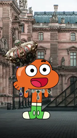 POV : Darwin se promène au Louvre 👑 #gumball #pov #louvre #humour #louvremuseum #bijouxdelacouronne #memestiktok