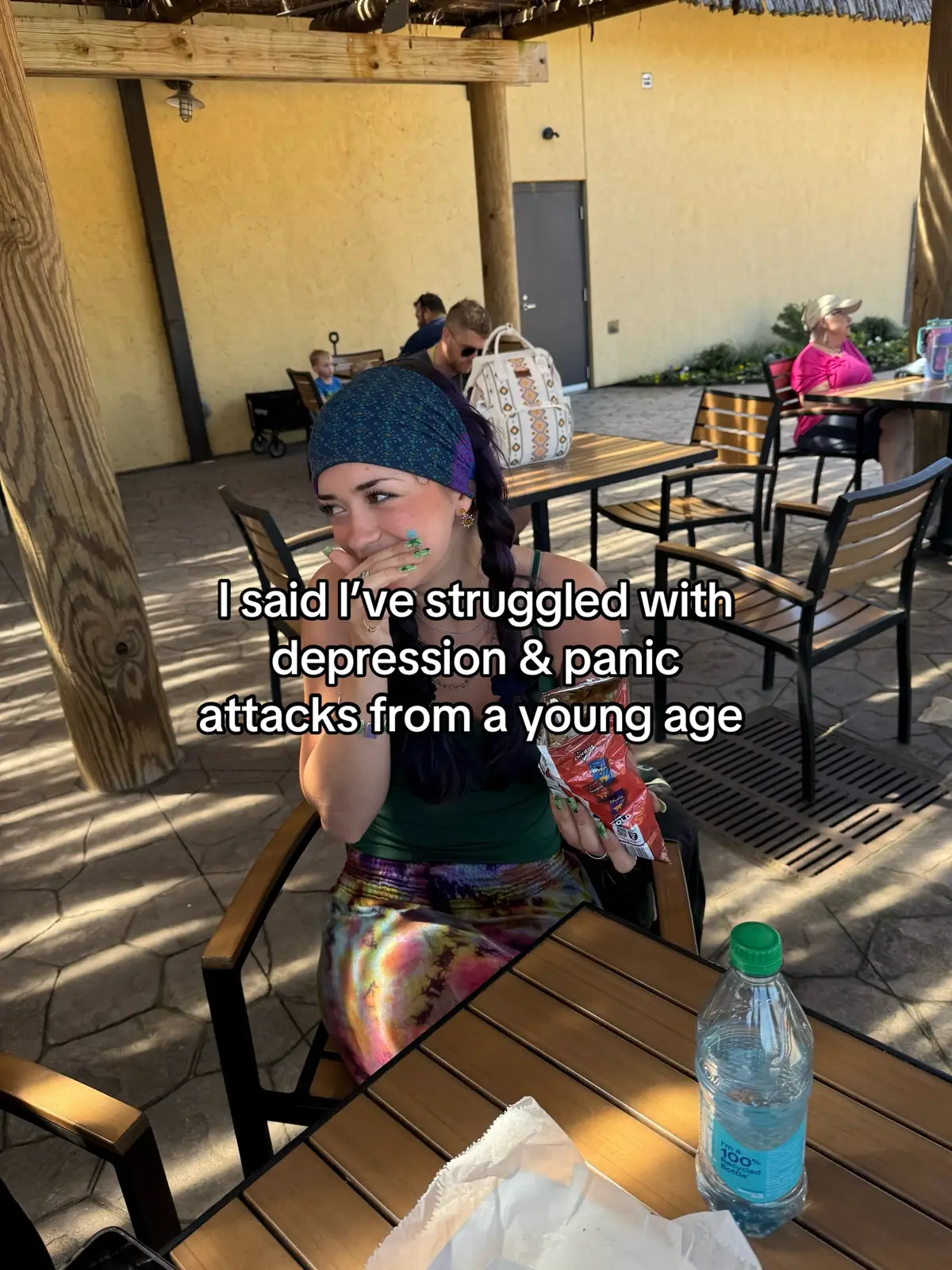 I wouldn’t tell anyone what was going on until I had to bc I couldn’t stop the attacks☹️ that sweet girl