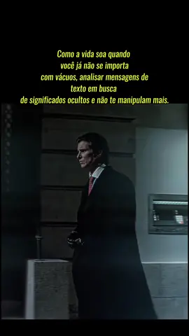 Uma onde de alívio se apossou de mim. #viraltiktok  #psicopataamericano #patrickbateman #sigma #personalidade 