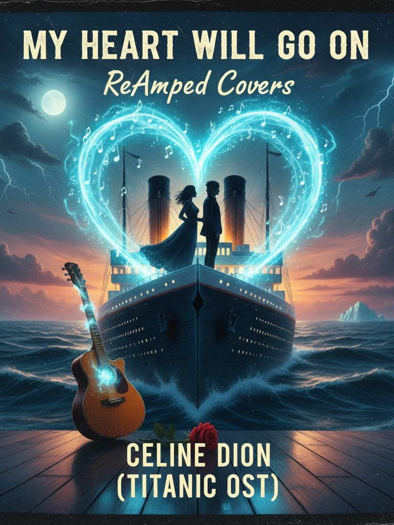 My Heart Will Go On - Celine Dion (Rock Cover) #MyHeartWillGoOn #CelineDion #fyp #Rockcover #SongLyrics #Rock #CoverSong #Titanic