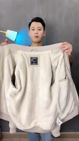 Áo khoác nam Da Lộn Lót Lông