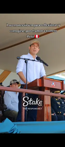 En un discurso el presidente Jerí se refirió a sus errores, pero estos sirven para corregir, refiriéndose a las críticas que recibió últimamente #clips #joséjerí  #presidente 