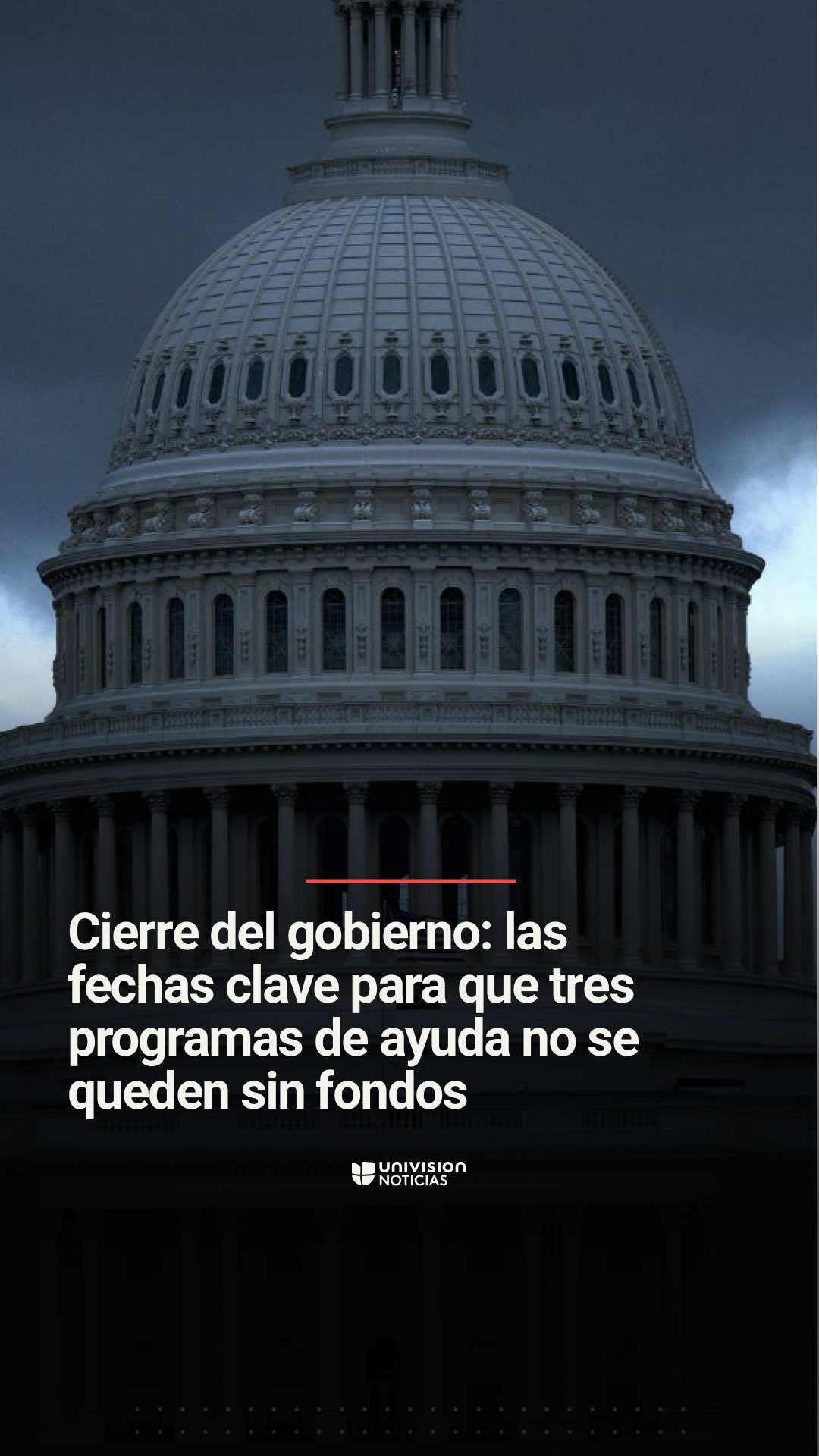📌📉 Estas son las fechas clave para que tres programas de ayuda no se queden sin fondos tras cierre del gobierno. El cierre del gobierno federal mantiene en vilo a millones de familias en EEUU y a partir del próximo 31 de octubre se suspendería el programa WIC, que brinda asistencia alimentaria a madres y niños. Además, desde el 1 de noviembre quedarían sin fondos el SNAP y los subsidios del Obamacare, poniendo en riesgo ayudas esenciales para alimentación y salud. Informa @Claudia Uceda Mooar.  📺 Más del Noticiero Univision a las 6:30pm/5:30C y Edición Nocturna a las 11:30pm/10:30C. #cierredegobierno #programasdegobierno #finanzas #alimentos #Uninoticias 