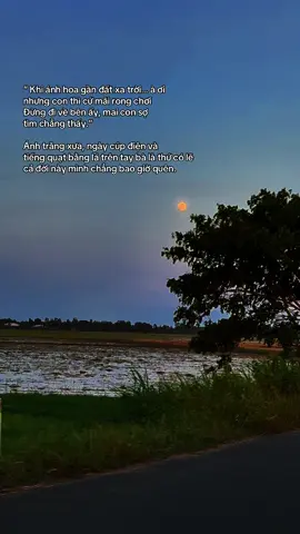 Còn bạn thì sao? #motbautroi_motdammay #quê #trăng #tuoitho #bà 