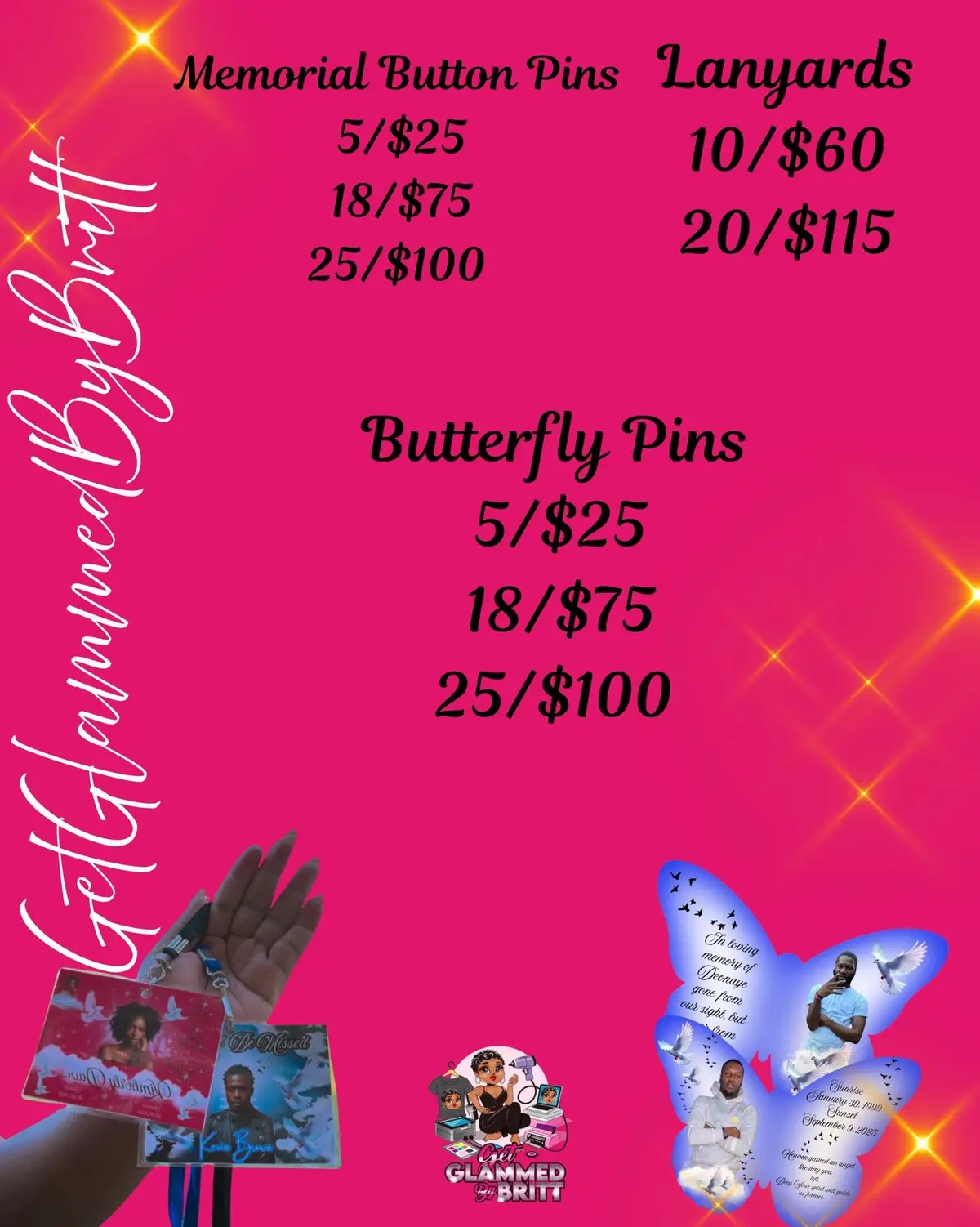 Our official price list