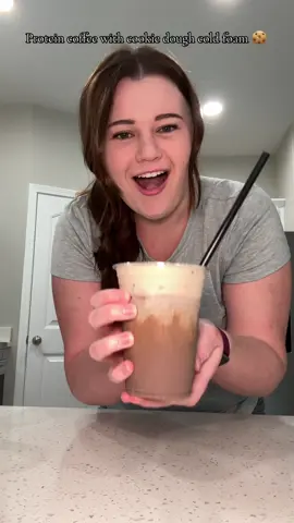 Made my coffee at home today ☕️ I’m really loving this little frother I got for my at home coffee bar 😁 #coffee #coffeetiktok #cookiedough 