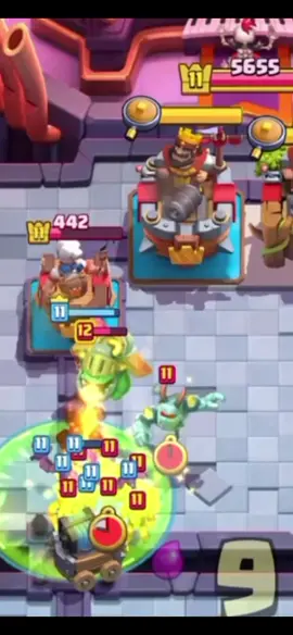 Goblins>barbarians barrel #viral #meme #clashroyale #clashtok #funny 
