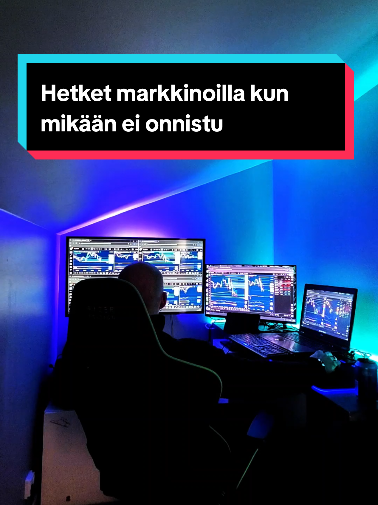 Hetket markkinoilla kun mikään ei onnistu #treidaus #päivätreidaus #daytrading 