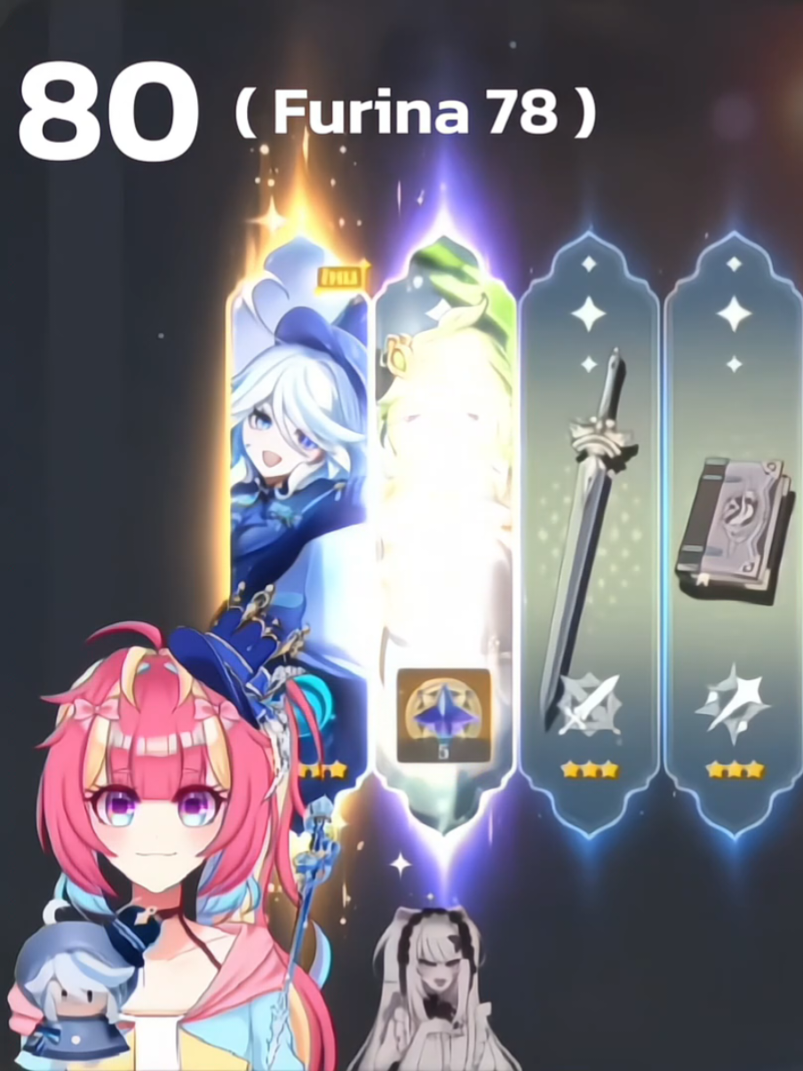 สุ่มตู้ฟูรินะกันค่ะ หลังจากหลุดตู้ฟูมาสองตู้ติด💔 #furina #gacha #GenshinImpact #fyp #fypシ 