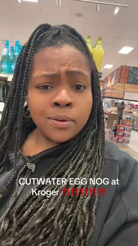What Yall sipping on for the holidays??  #cutwater #eggnog #kroger #holidays #fyp #viralvideo #explorepage✨ #explorepage 