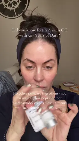Everyone says Retin A is the gold standard of skincare, but here’s the truth. It actually is. Retin A (aka tretinoin) isn’t just another trendy active. It’s the most scientifically proven ingredient we have for transforming skin. We’re talking over 50 years of research, real clinical data, and thousands of dermatologists backing it. It doesn’t just sit on your skin. It literally talks to your cells and tells them to behave younger. It speeds up cell turnover, boosts collagen, fades dark spots, smooths texture, clears acne, and strengthens the skin barrier. Most ingredients make your skin look better. Retin A makes it act better. It’s also FDA approved for both acne and photoaging, which means it’s been tested and proven to actually work. In fact, tretinoin is so effective that scientists use it as the benchmark to measure every new “anti-aging” product that comes out. And since I will be 50 in 3 months I can’t mess around with skincare that doesn’t work. That’s why I use a compounded version from @Join Amble So far I’ve had amazing results. If you want to get personalized skincare nailed to your door, there’s a link in my bio!  #ambleptnr #matureskin #skincare #antiagingskincare #matureskinbeauty      