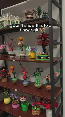 Don’t let them see! 🤭 #flowers #adventcalendar #legoflowers #flowergirl #viral 