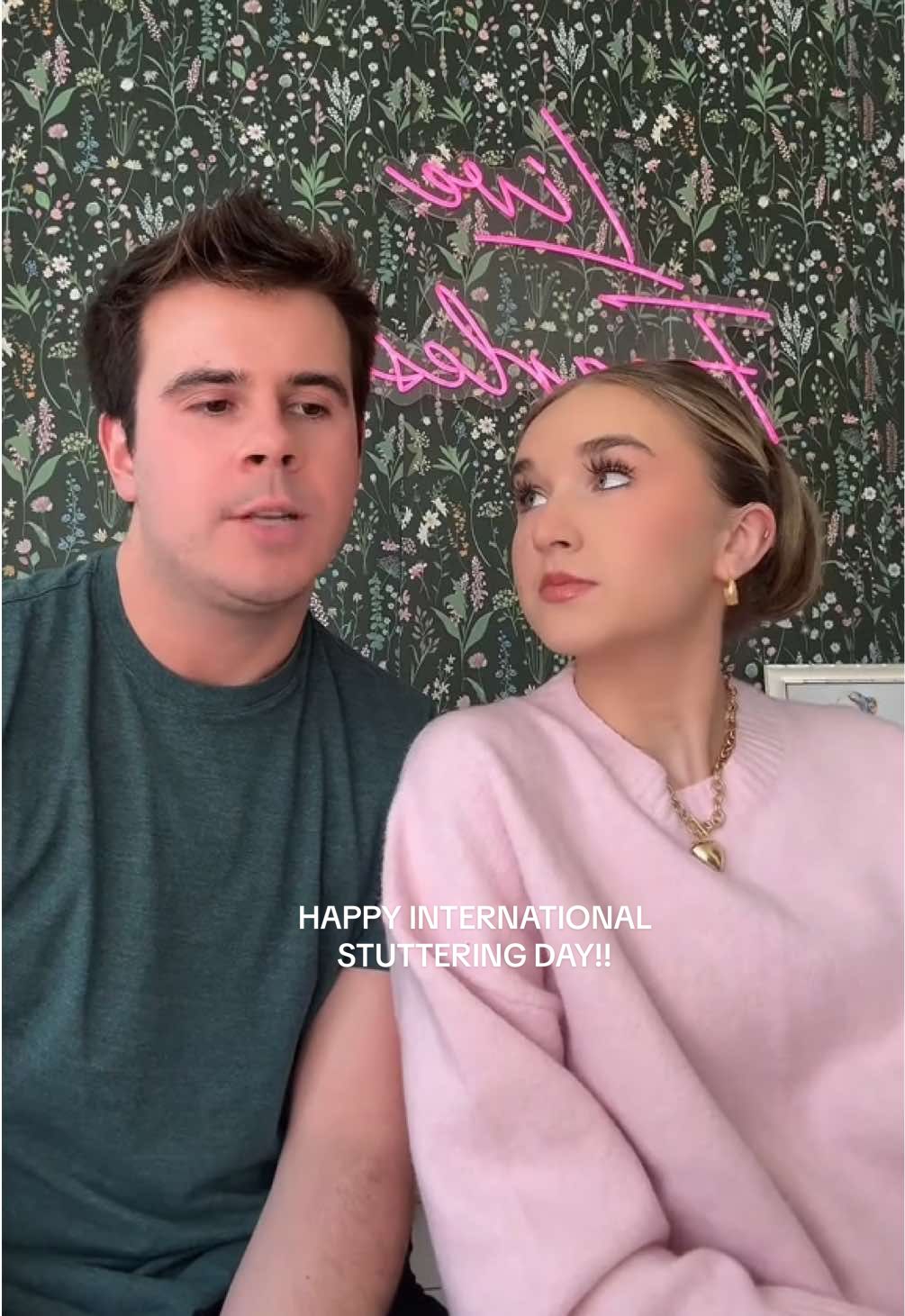 Happy International Stuttering Day from me + @Nicolas Fernandez!! #nyc #stuttering #stutterawareness #stutter #musicaltheatre 