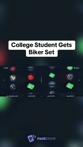 College Student Gets Biker Set