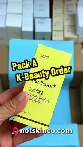 POV: you just placed your K-Beauty order 😍 It’s getting packed right now — with love, freebies, and zero tariffs 💌 #skintok #kbeauty #skincare #kbeautyshop #notskin 