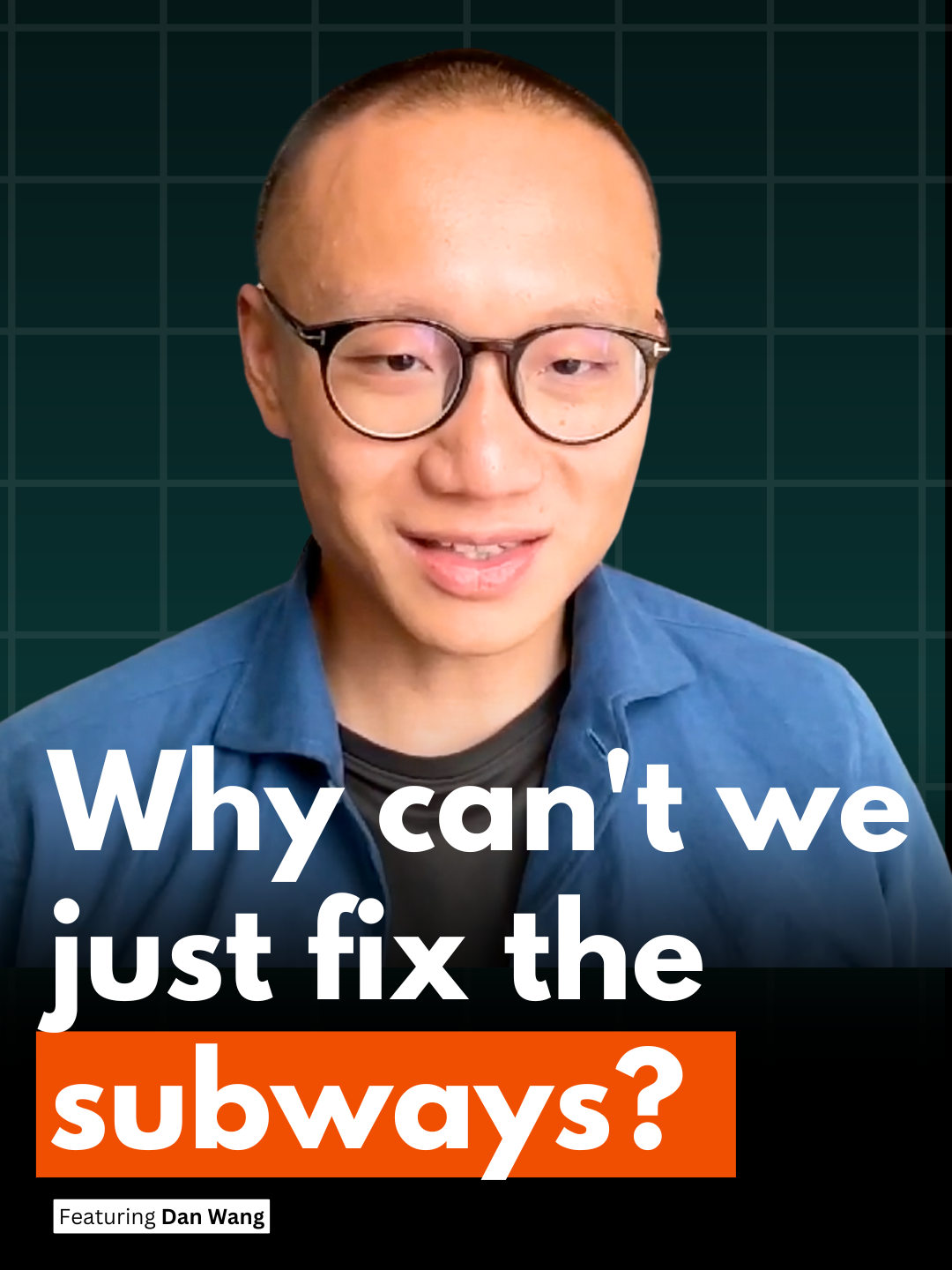 Dan Wang spent years in China watching them build 500 gigawatts of solar capacity and 30 nuclear plants while the US built almost nothing. His take: America became a lawyerly society while China stayed an engineering society. The problem? Lawyers are now a self-reinforcing loop—rules get so complex only lawyers understand them, and only lawyers write new laws. Meanwhile, NYC subways are loud and dirty, CalTrain is dysfunctional, and we can't build housing. The pendulum swung from building everything in the 1950s to stopping everything by the 1970s. And the boulder blocking our way back? It's massive. Full episode out, link in bio.