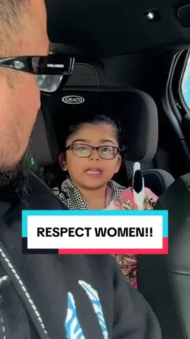 No talking bad to girls ever again! #muslimfamily #muslimcouple #daddysgirl #UK #respectwomen 