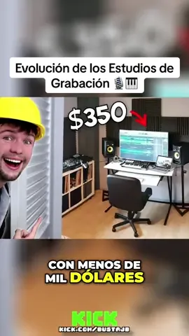 De Estudios Millonarios a Canciones con $1000: La Evolución🎙️🔊#musicproduction #homestudio #studio #kickclips 