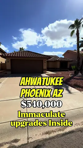 Ahwatukee Phoenix AZ Home for Sale 🏡 Comment “New“ for more info 📲 🏡 ⭐️ 3 Bedrooms ⭐️ 2 Bathrooms ⭐️ 1,551 Sq Feet ⭐️ All Closing Costs Covered Starting from $540,000 Click the link in my bio to search more homes or set up a free consultation 📲 🔑 🏡 Home Marketed by Eric Schilling EXP Realty Follow @ericschillingrealestate for more content like this Are you looking to buy or sell a home in Phoenix.. I can help 🚧 New Construction 🏡 Buyers 🏠 Sellers 🏘️ Investors 📲 Dm Me now Eric Schilling EXP Realty SA700118000 Disclosure: Prices and rates are subject to change until you execute a purchase agreement #phoenix #phoenixrealtor #phoenixrealestate #ahwatukee #homes Listed by Gentry real estate
