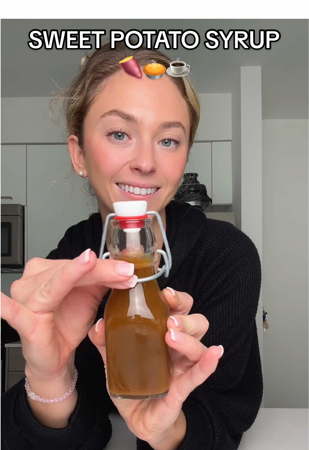 SWEET POTATO PIE LATTE LOADING…🍠🥧☕️ This homemade syrup tastes EXACTLY like sweet potato pie so save this recipe and stay tuned for sweet potato pie, coffee and Matcha: SWEET POTATO PIE SYRUP: - sweet potato puree  - maple syrup  - salt - pumpkin pie spice  - vanilla bean paste (optional) Stir occasionally on low-medium heat and bring to simmer in a saucepan  #coffeathome #coffeerecipe #coffesyrup #homemadecoffeesyrup #icedcoffeeathome #icedcoffeerecipe #fallrecipe #fallcoffee #makecoffeewithme 