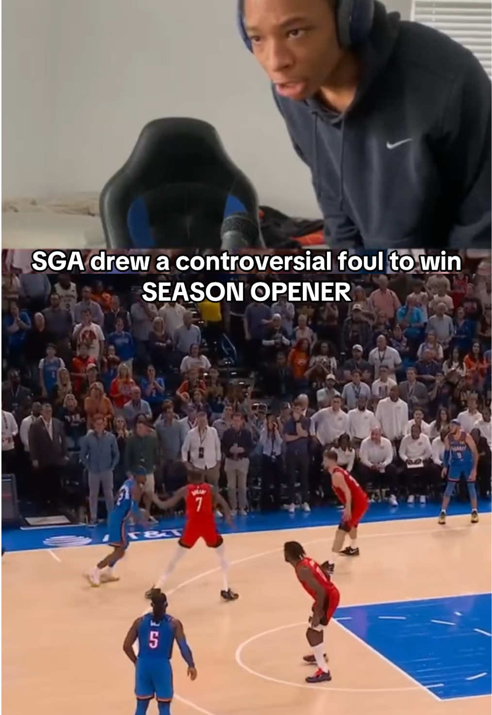 SGA 2x???? #daelive #shaigilgeousalexander #nbatipoff #bleacherreport #kevindurant35 #referee 