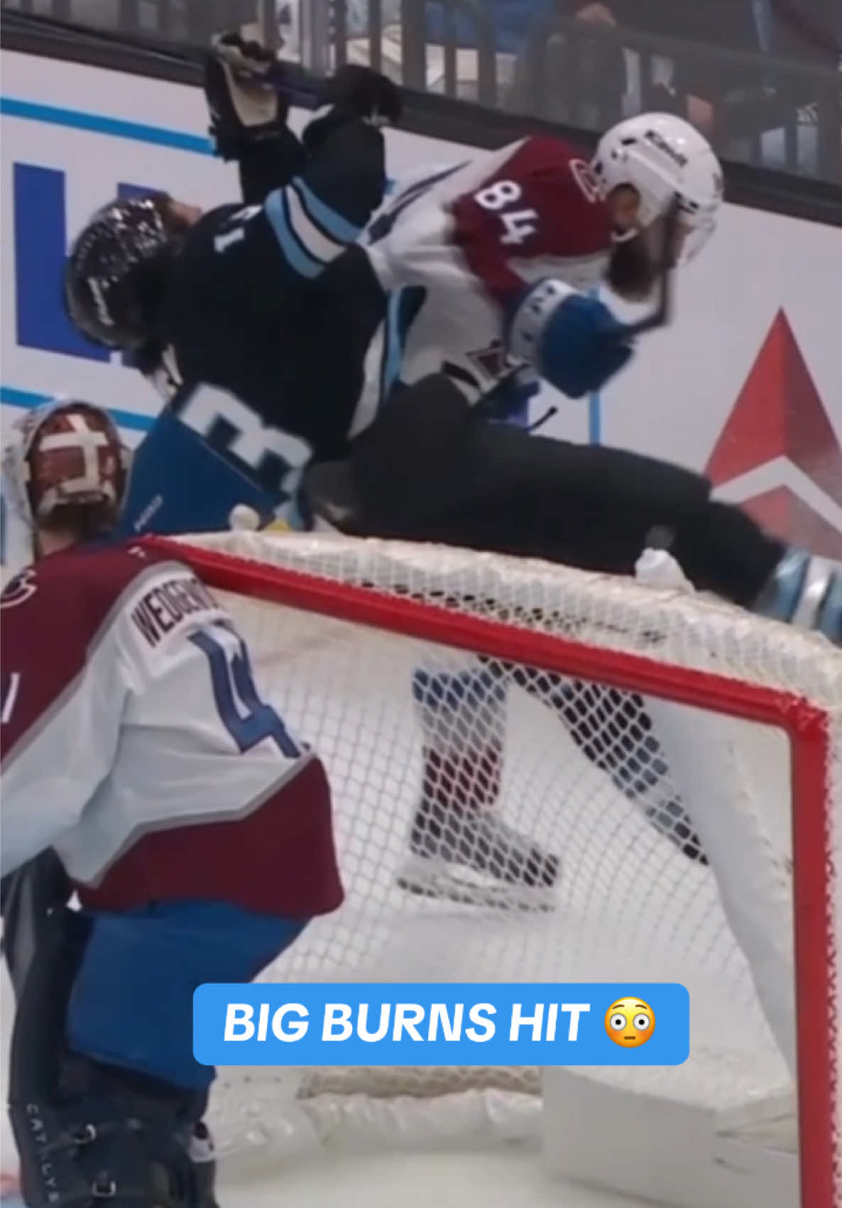 Had to hit the replay button to see that one again 😱 #ColoradoAvalanche #GoAvsGo #avalanchevsmammoth 