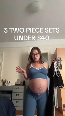 Two piece sets for under $40 #twopieceset #twopieceoutfit #loungewear #pajamasets 