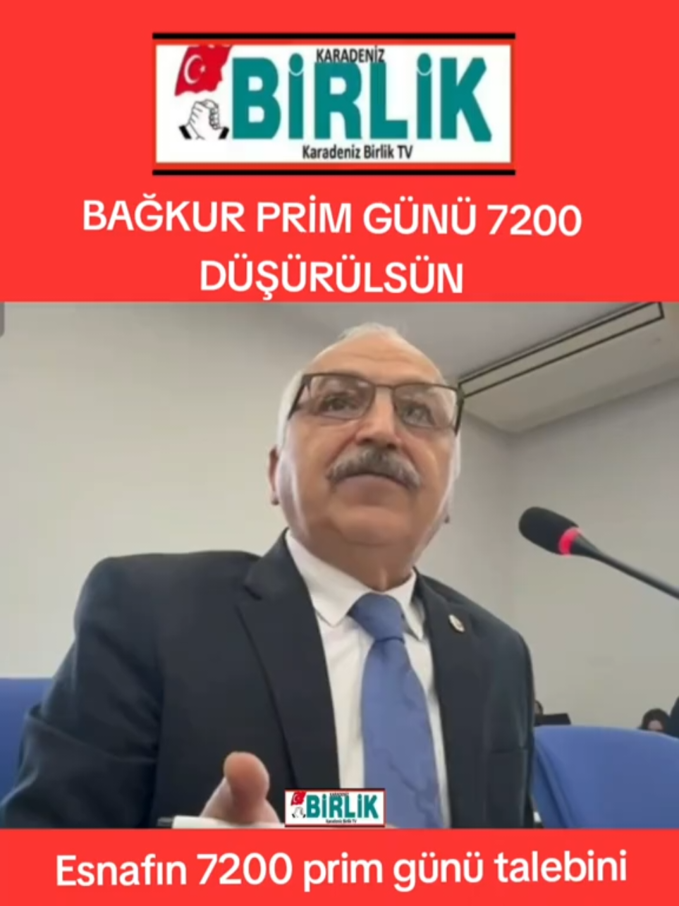 BAĞKUR PRİM GÜNÜ 7200  DÜŞÜRÜLSÜN