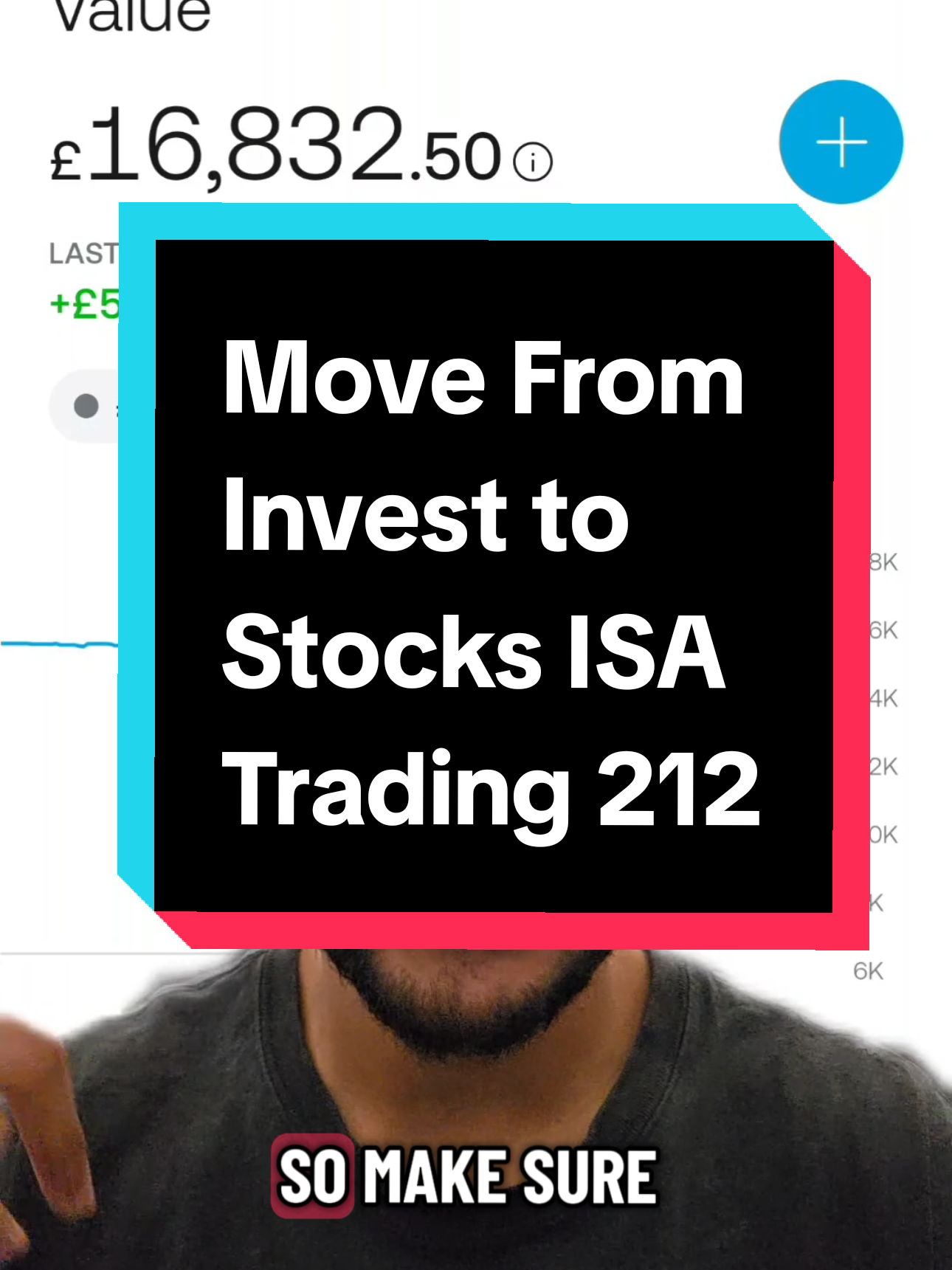 Replying to @bulktrans How to move from the Trading 212 invest account to the Trading 212 Stocks ISA for absolute beginners. Step by step. #stepbystep #isa #trading212 #investingforbeginners #beginnerinvestor  When investing, your capital is at risk. Investments can fall and rise, and you may get back less than you invested. Past performance is no guarantee of future results. Other fees may apply, please see terms and fees. I am not a financial advisor, and this information does not represent financial advice.