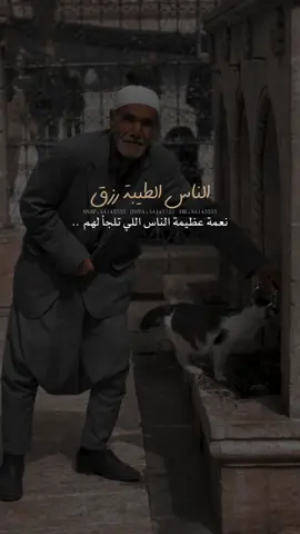 حقًا : الناس الطيبة رزق 🤍🤍 