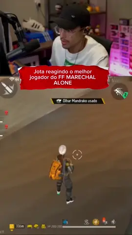 #jotinha jota reagindo o melhor jogador do FF marechal #foradasafe #jotinhaoficial #fyyyyyyyyyyyyyyyy #fyyyyyyyyyyyyyyyy 