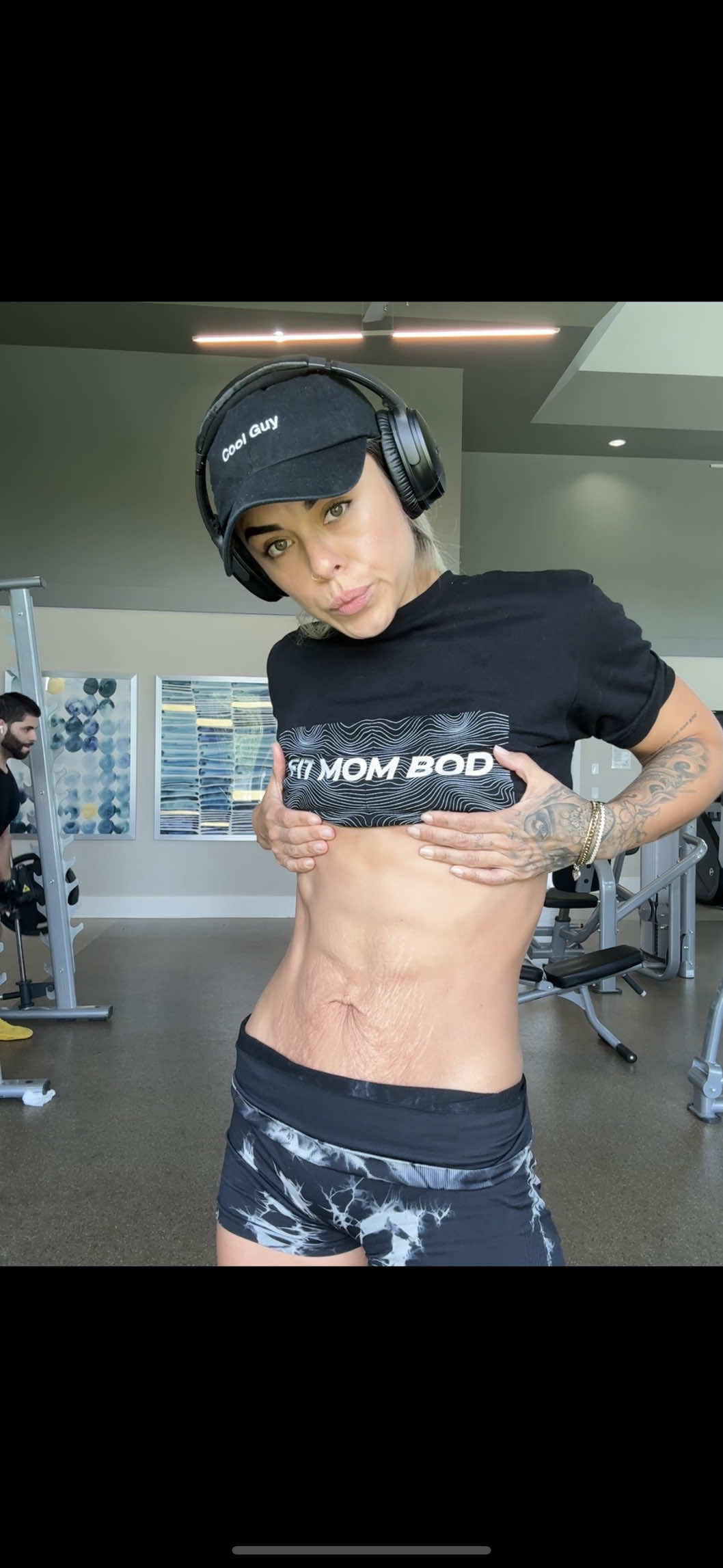 The secrets out 🫢 #Fitness #bodygoals #workout #doublemastectomy #bodypositivity 