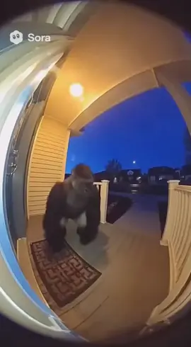 where are my snacks 😂 doorbell camera video cctv #fun #funnyvideos #funny #gorilla #angry 