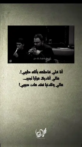 انا علي فاطمه💔.#علي_الوائلي #ياحسين #ياعباس #حمدان_الشاكري #💔 
