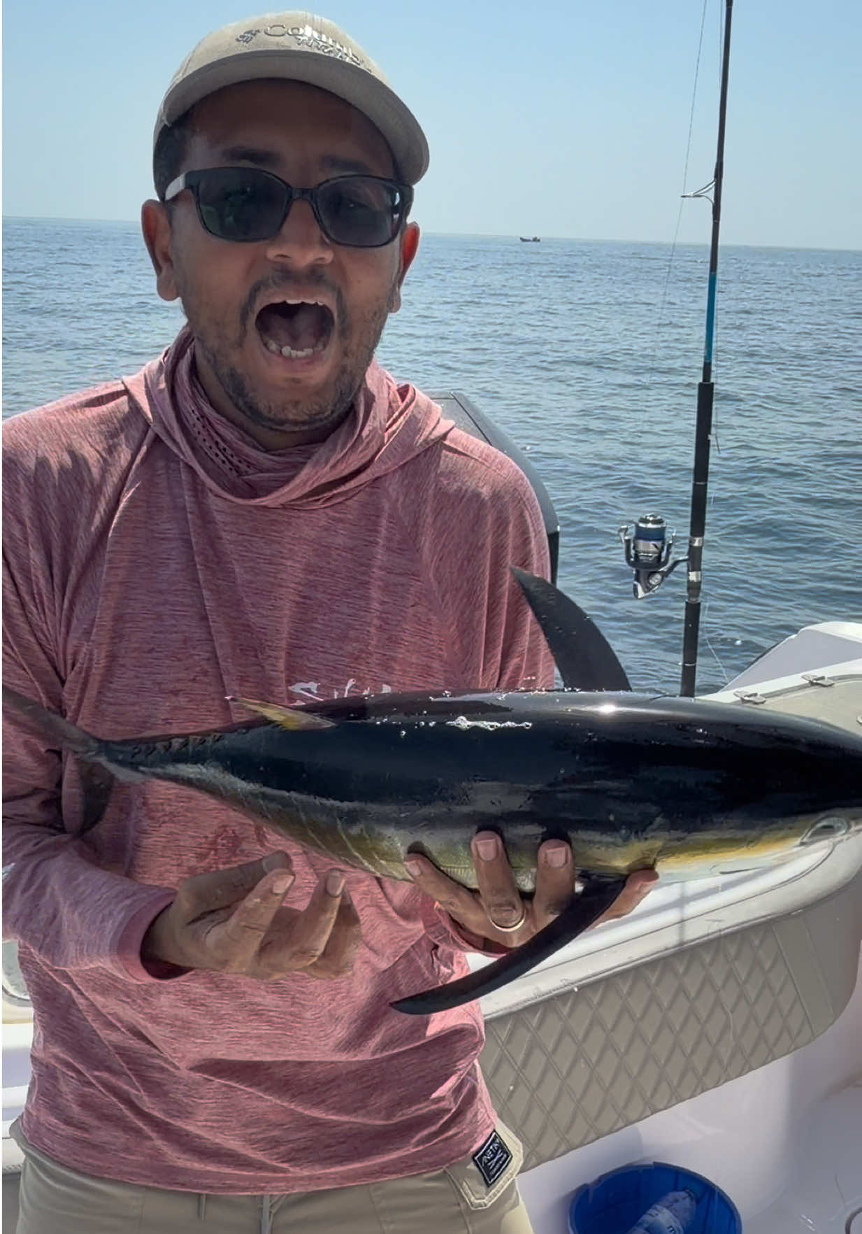 هذه هي التونة ذات الزعنفة الصفراء.  #fishing #سمك #trending #ترند @eastcoastfishingcharter 