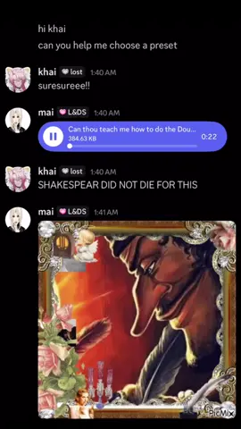#dougie I beg thy pardon for the trouble. @khai ♪ (ib: MOST OF MY MOOTS HAHAAHAHHA) #meme #fyp #discord 