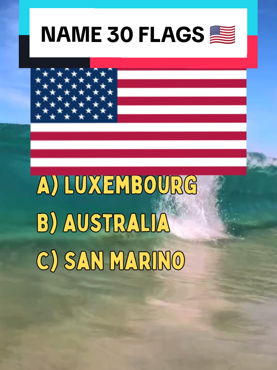 Can you get 30 out of 30? 🇺🇸 #flag #flags #america 