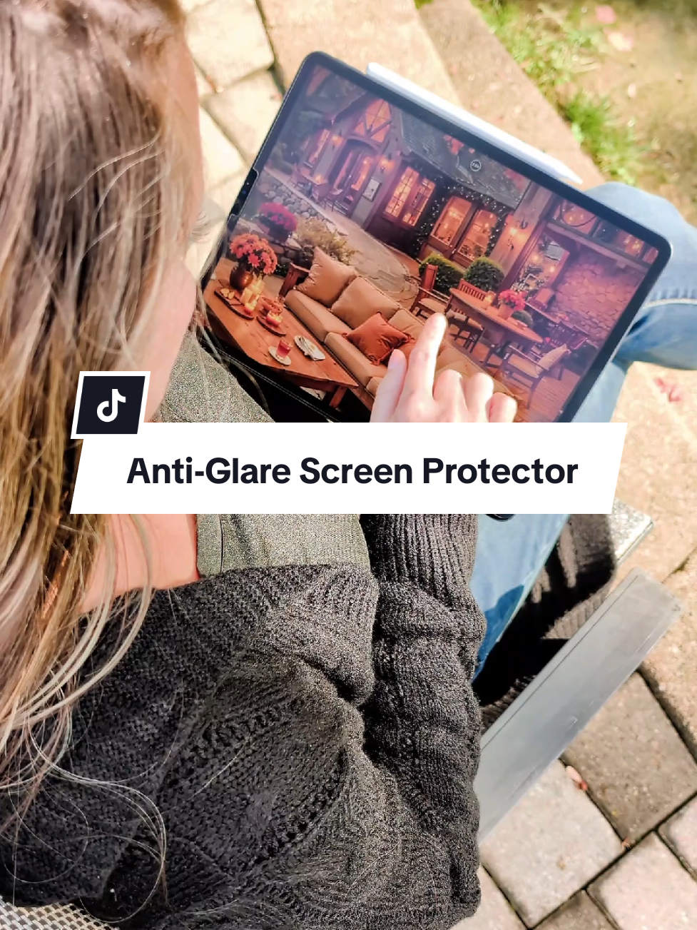 Working from home and enjoying the outdoors is so much easier with the Moth Eye Nano Anti-Glare screen protector 🖥️ #screenprotector #antiglare #tiktokshopcybermonday #tiktokshopblackfriday #tiktokshopcreatorpicks 