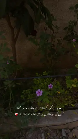 کہ میں کن کن حالاتوں میں بھی اسکا ساتھ نبھاتا رہا ۔🌚❤️‍🩹